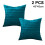Polyester Decorative Throw Pillow Covers, Pom-poms Design Cushion Covers, Easy Insertion, 2PCS 1