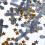 Κομφετί με αστέρια για την κατασκευή καρτών, χριστουγεννιάτικο χρυσό αστέρι και 7
