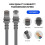 Gen 3 V3 satélite rectangular 9.2m CAT6 2000Mbps 5