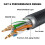 Gen 3 V3 satélite rectangular 9.2m CAT6 2000Mbps 4