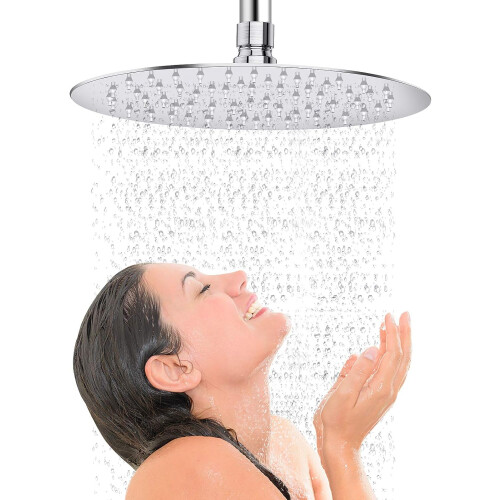 Κεφαλή ντους Rain Style, υψηλής πίεσης από ανοξείδωτο ατσάλι, κομψή διακόσμηση