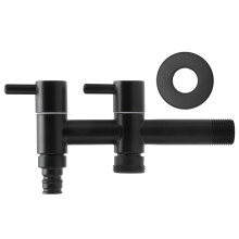 Grifo elegante de acero inoxidable para baños modernos, grifo de baño de pared con diseño grueso y duradero, grifos de acero inoxidable 304