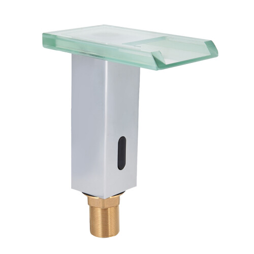 Automatic Sensor Faucet with Solid Brass Motion Activated Construction, Color-Changing High Sensitivity Sensor for Water Temperature Awareness, Easy I 1