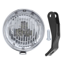 Faro delantero para bicicleta estilo retro, luz LED para ciclismo, resistente al agua, diseño vintage, visera, iluminación brillante, conducción