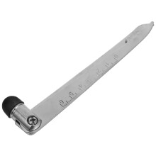 Graduated Percussion Hammer Medical Tool Reflex Hammer Medical Nurse Tool Stainless Steel Silver