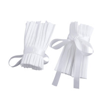 Detachable Collar Cover Soft Cotton False Collar-White cuffs