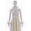 Women Ruff Collar Decorative Wristband False Collar Lapel-White 7