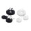 Women Ruff Collar Decorative Wristband False Collar Lapel-White 2