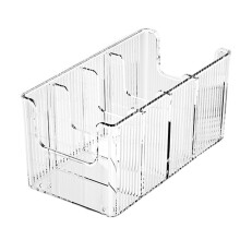 belt organizer, transparent plastic belt holder with 4 compartments, spacesaving drawer organizer for wardrobe drawer, tie, watches, jewelry, makeup