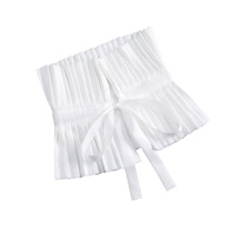 Soft Cotton Detachable Shawl Collar Cuff Quick-White collar