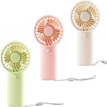 3er-Pack Mini-Handventilatoren, batteriebetrieben (AAA), tragbarer Taschenventilator, persönlicher, eleganter und leistungsstarker Reise- und