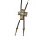 Classical Golden And PU Leather Necklace-Ancient bronze 1