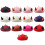 Popular Devil Horn Painter Hat Warm Wool Winter-Pink red horn 3