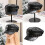 Gothic PU Leather Beret Hat vintage Unisex Design-brown 3