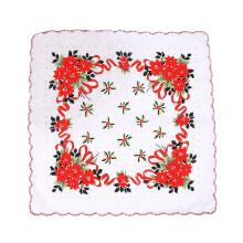 Multipurpose Cotton Women's Handkerchief-Flower pattern one