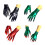2pcs Stage Performances Mittens Gothicism Mystical Glove-Black 3
