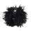 Fringed Adjustable Ear Warmers Comfortable Metal Star-Black 1