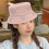 Sparkling Web Pattern Sun Hat Adjustable Fit Comfortable-Pink 5