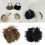 Fringed Adjustable Ear Warmers Comfortable Metal Star-Black 3