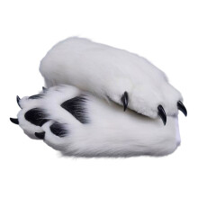 Animal Shaped Gloves Themed Parties Soft Furry Stuff Finger-1