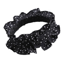 Spring Lace Trim Detachable Collar Ruffle Layered-Polka dots