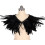 Foldable Feather Cloak Multipurpose Outerwear For Evening-Black 1