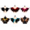 Feather Trimmed Cape Cloak Artistic Statement Piece For-Yellow 2