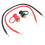 250A Copper Battery Terminal Connectors 3/8in Stud Red Black 1