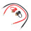 250A Copper Battery Terminal Connectors 3/8in Stud Red Black 6