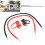 250A Copper Battery Terminal Connectors 3/8in Stud Red Black 5