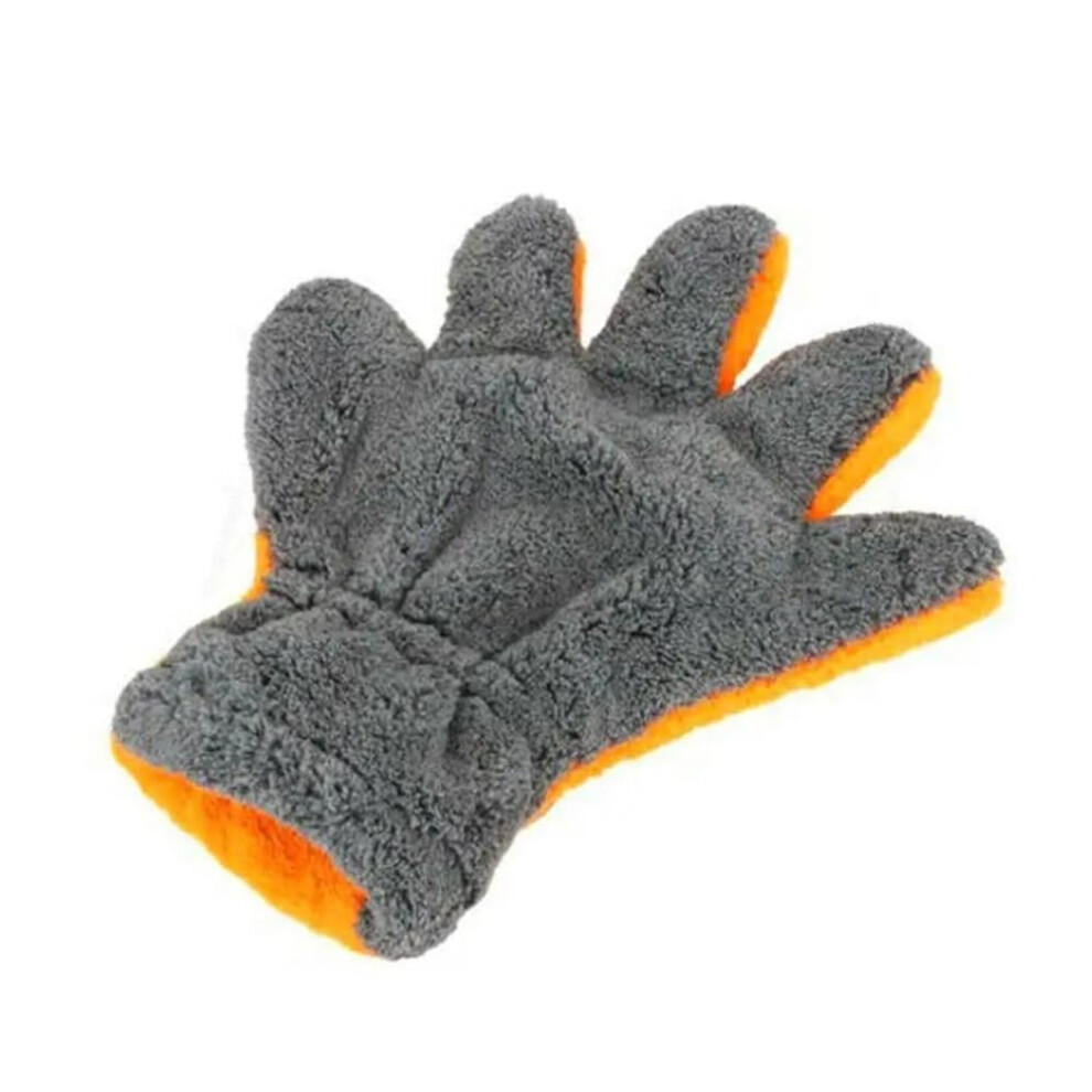 Auto Doublesided Fleece Cleaning Towel 1Pc For Car Wash And Interior Detailing Coral 9001264657161