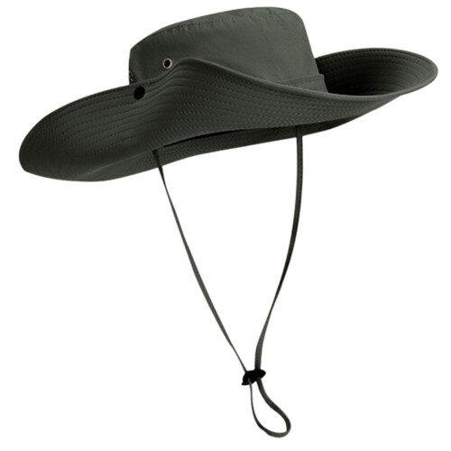 Sun Hat Wide Brimmed Lightweight Foldable For-Army Green