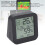 Digitales Thermometer-Hygrometer-Timer, ABS, 2AAA 6