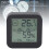 Digitales Thermometer-Hygrometer-Timer, ABS, 2AAA 5