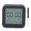 Digitales Thermometer-Hygrometer-Timer, ABS, 2AAA 2