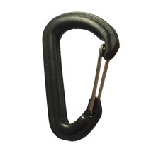 Strong Durable Carabiners, Portable Screw Lock Orange Carabiner Clips For Versatile Outdoor Activities