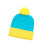 Soft Knitted Hat Color Contrast Stretchy Pullover Hat for-3 1