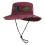 Foldable Sun Hat Cotton Blend Ventilated Design-Wine red 1