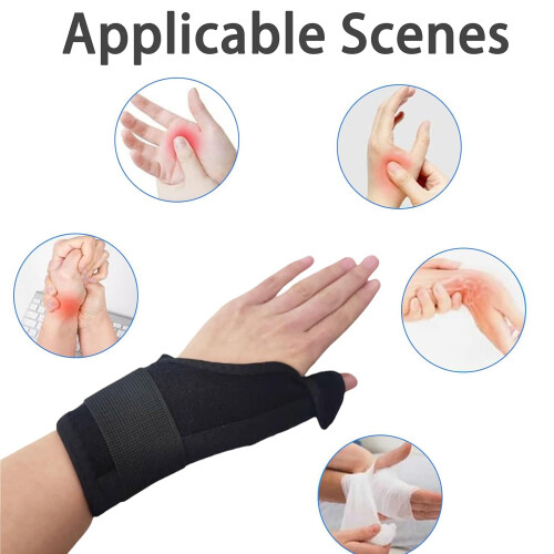 2 Packs Thumb Wrist Support Brace, Adjustable for Wrist and Thumb Support 1