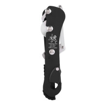 Rappelling Belay Device, High Quality & Excellent Performance for Rock Climbing & Engineering Protection, Red Hot Forging Al Mg Alloy with Self-brakin