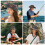 Foldable Sun Hat Cotton Blend Ventilated Design-Wine red 3