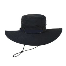 Traditional Fisherman Fashion Hat Collapsing Plan-Black