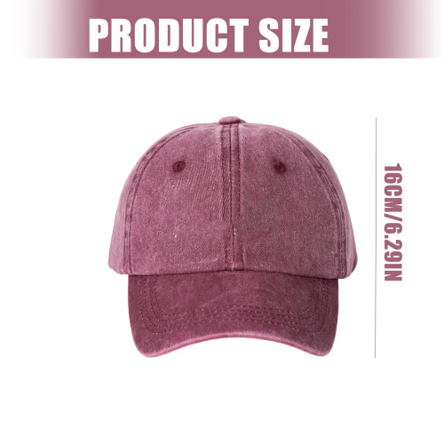 Multiuse Adjustable Sunproof Hat Comfortable Baseball Hat-Pink 2