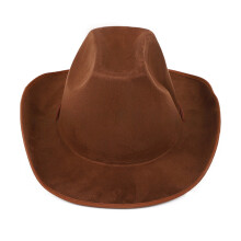 Stylish Cowboy Hats With Adjustable Band Breathable Cloth
