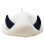 French Styles Devil Horn Hat Winter Warm-White black horn 1