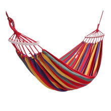 Thick portable camping hammock, singleperson swing bed, antirollover design, lightweight
