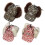 Thicken Liner Trapper Hat Protective Ear Flaps-Embroidery pink 2