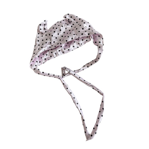 Lovely Dotted Devil Horn Cap Soft Breathable Cosplay Anime-Pink