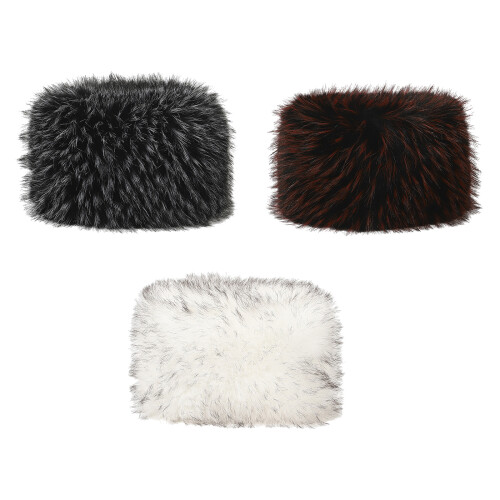 Reversible Winter Knit Hat Thermals Insulation-White 1