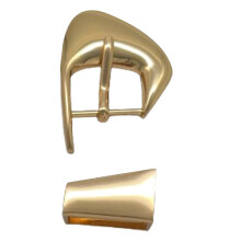 Quickly Change Trapezoid Pin Buckles Good-light gold 25mm